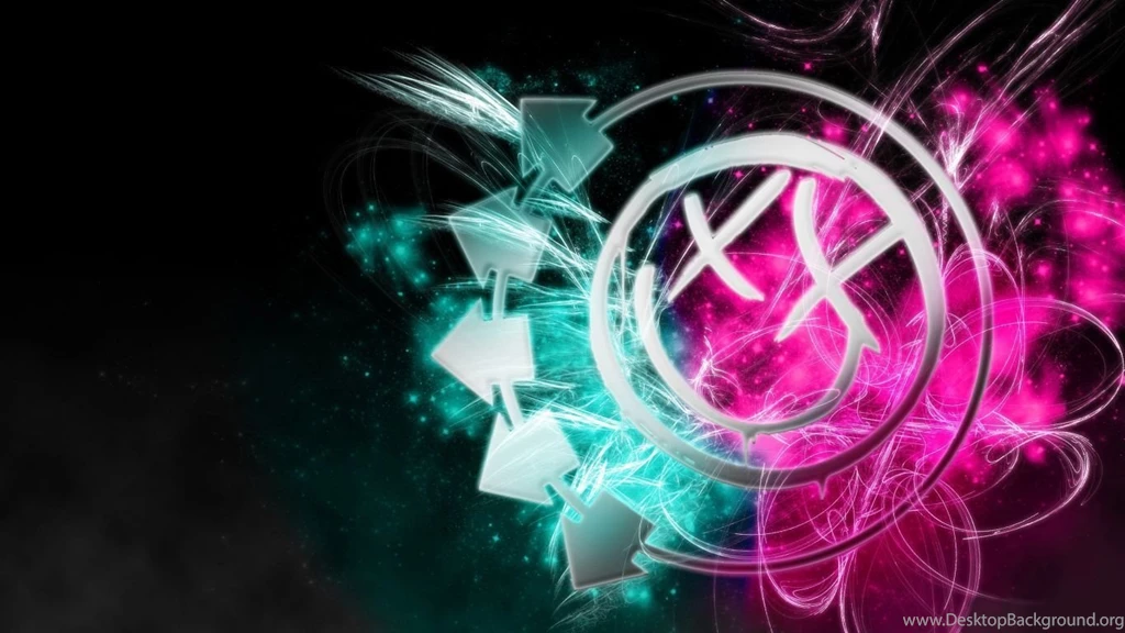 Download Wallpapers 1366x768 Blink 182, Graphics, Picture, Symbol ...
