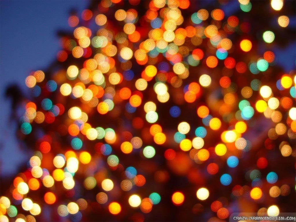 White Christmas Lights Backgrounds