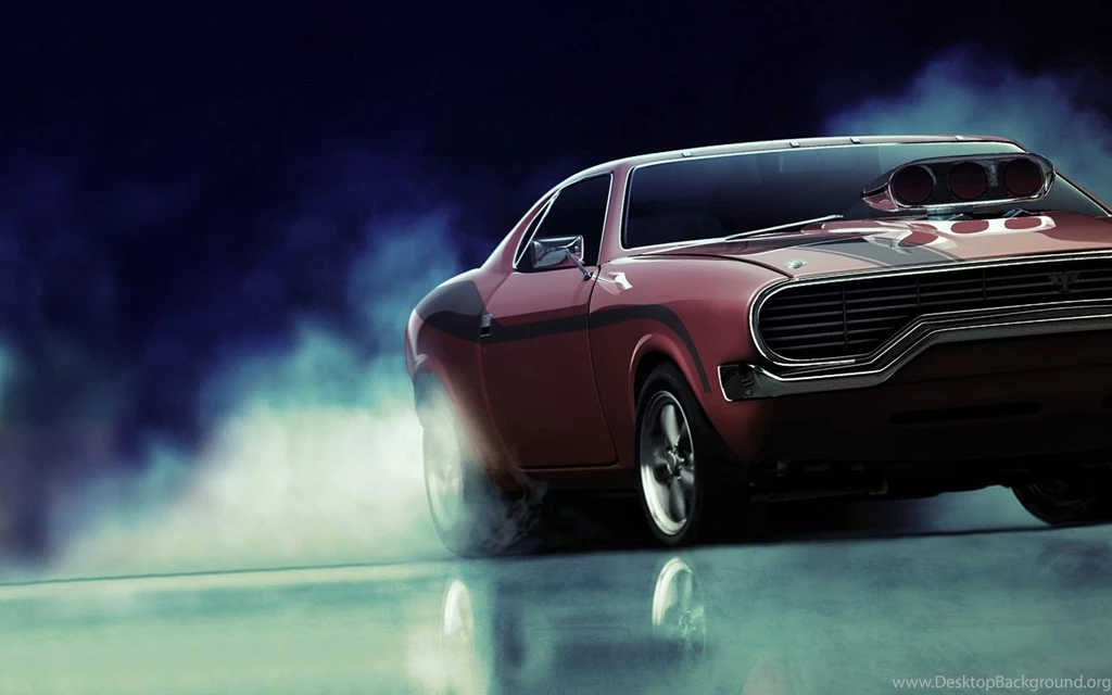 HDscreen: American Muscle Car Burnout Cars Supercharger Desktop ...