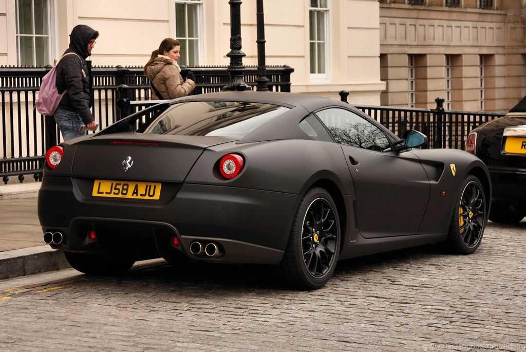 Wallpapers Ferrari Ferrari Matt Black Cars Image