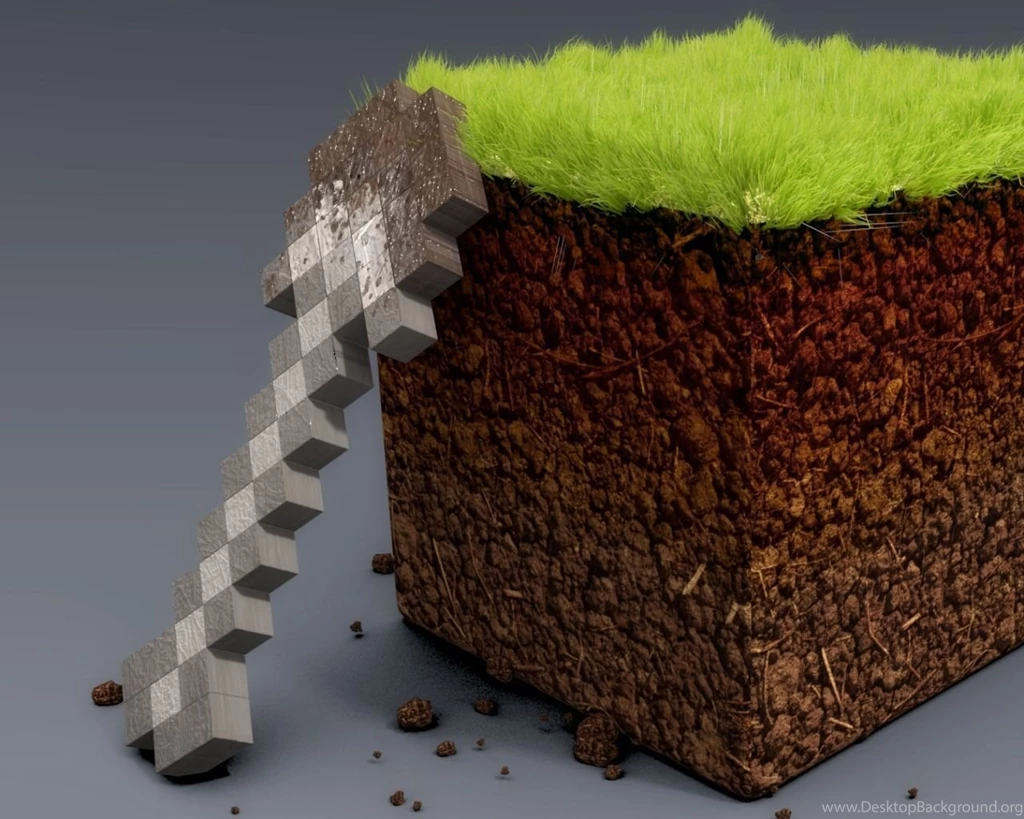 Download Wallpapers 1280x1024 Minecraft, Ground, Grass, Cube ...