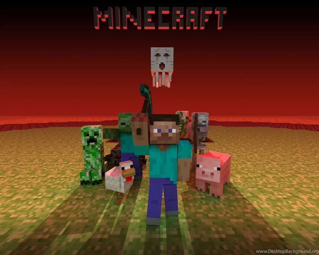 Download Wallpapers 1280x1024 Minecraft, Mobs, Creeper, Snake ...