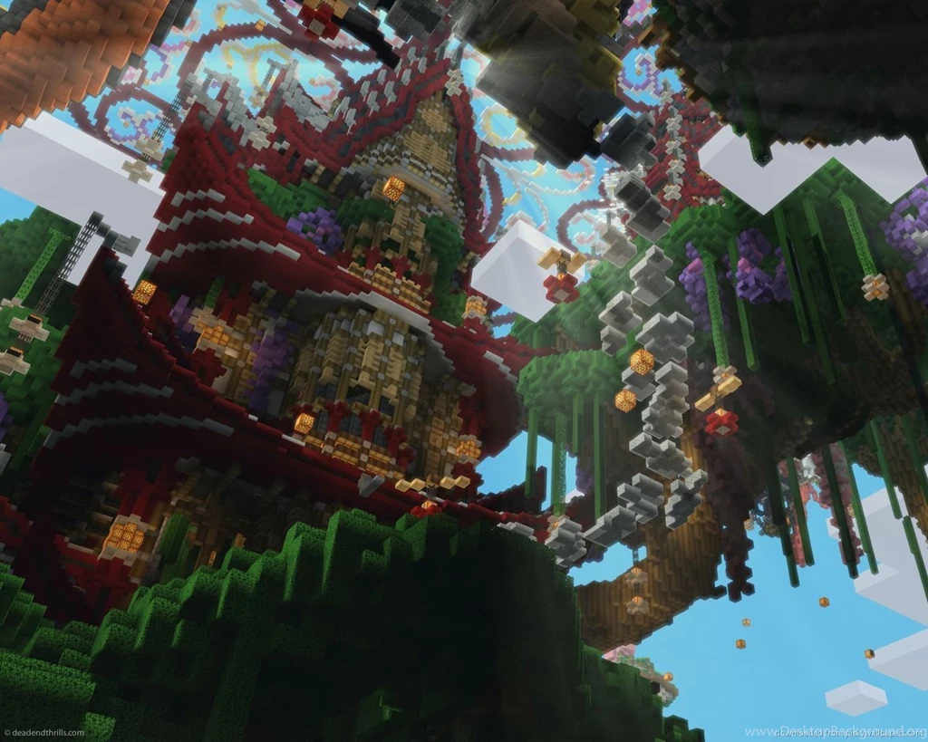 Download 1280x1024 Minecraft Orient Excess Wallpapers