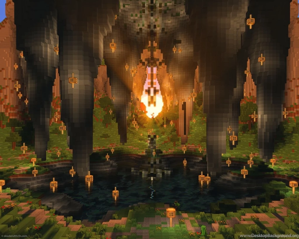 Download 1280x1024 Minecraft In The Temple Wallpapers