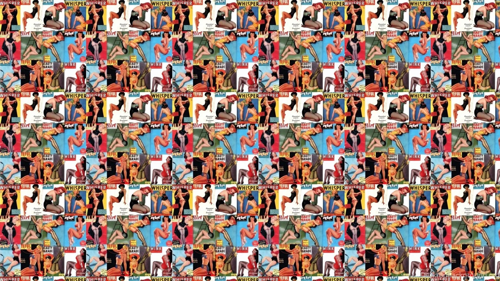 Old School Chick Mags Desktop Wallpapers