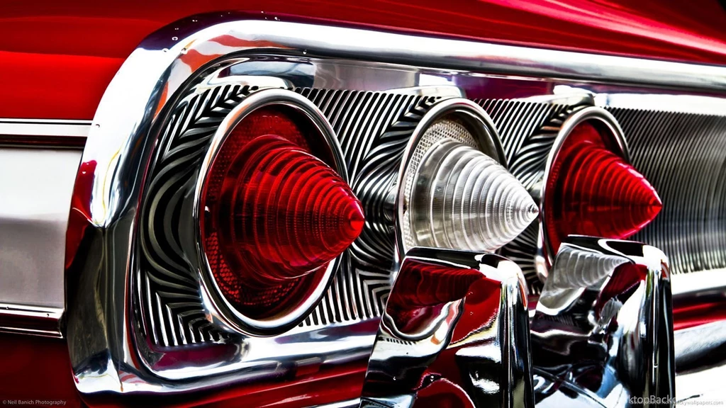 Old School Chevrolet Impala Tri Light 1600x900 Wallpapers
