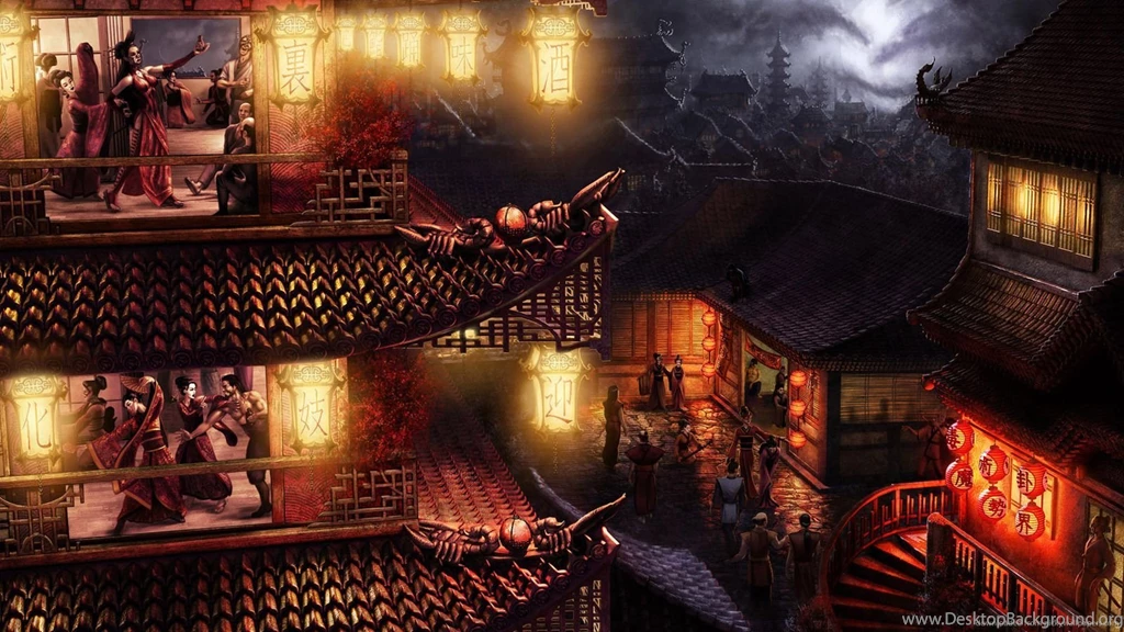 Download 1600x900 Japanese Game Concept Art Wallpapers