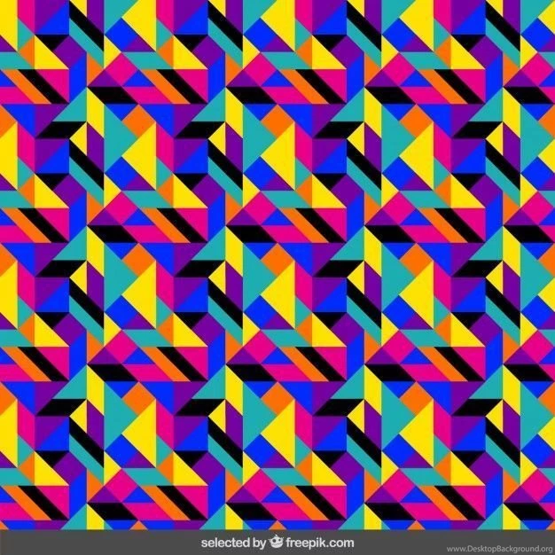 Kaleidoscope Colorful Backgrounds Vector