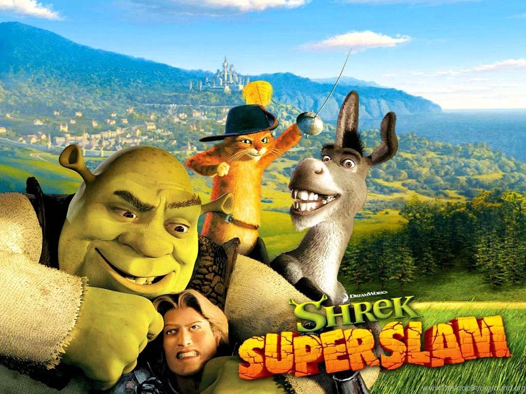 Shrek Super Slam Cartoon Full HD Backgrounds Image For Desktop ...