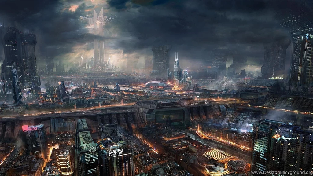 50 Futuristic City Wallpapers