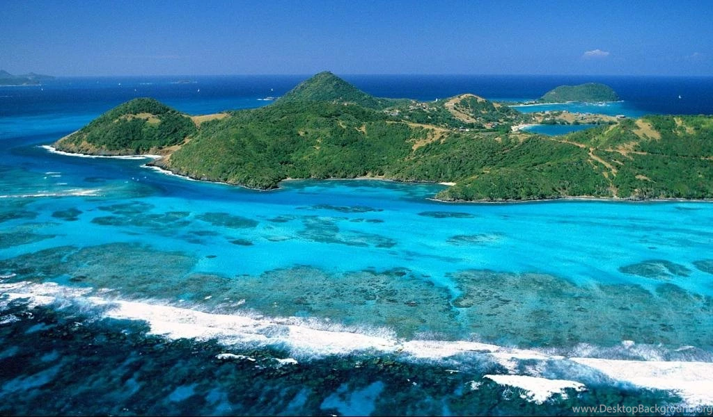 Union Island Lesser Antilles Hd Desktop Backgrounds 1024x600 ...
