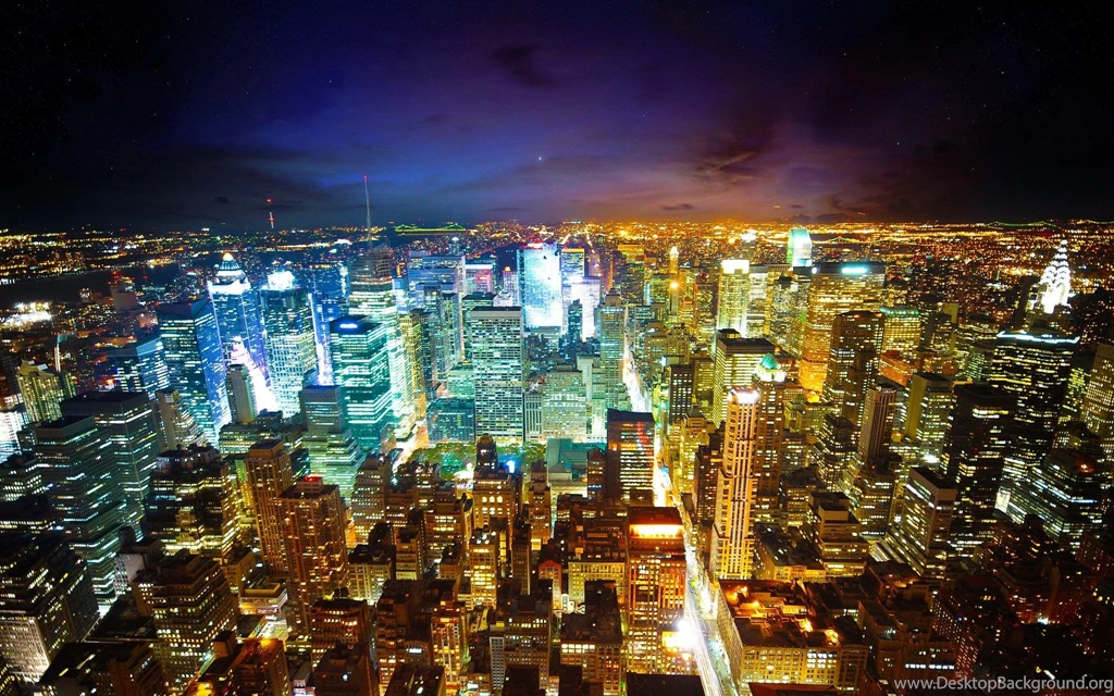 Night City Wide 1920x1200