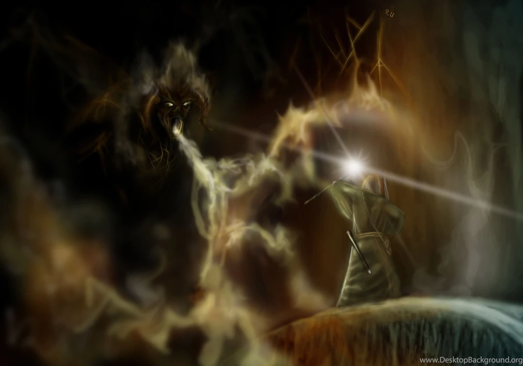 Balrog Gandalf The Lord Of Rings