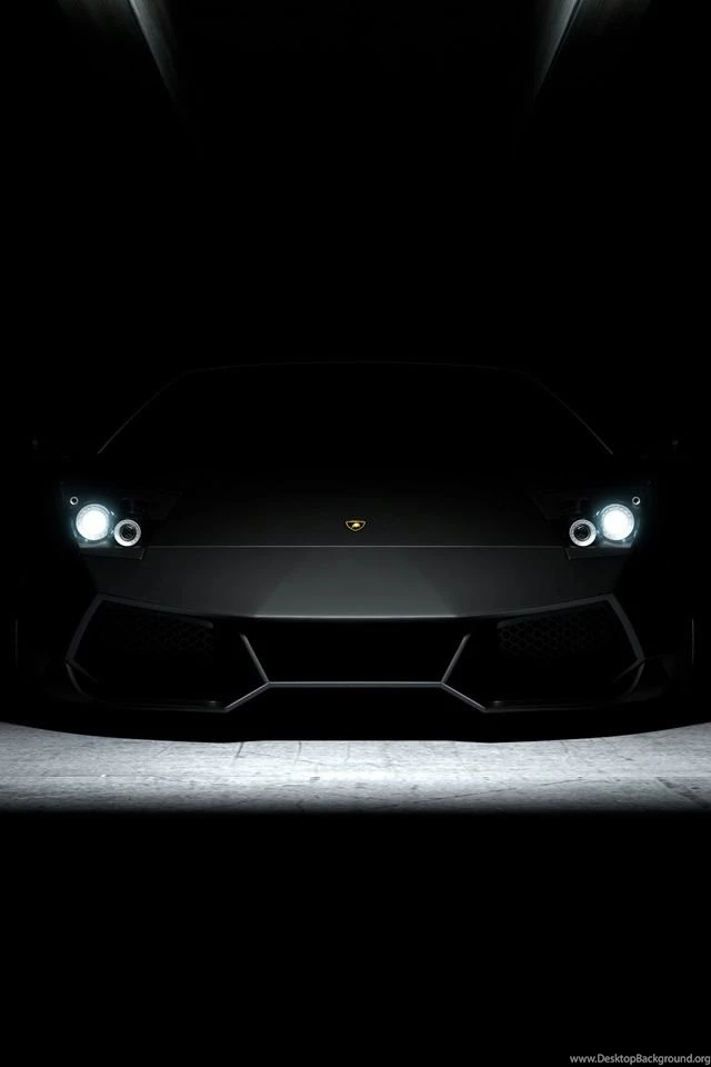 Pitch Black Lamborghini iPhone 4 Wallpapers And iPhone 4S Wallpapers ...
