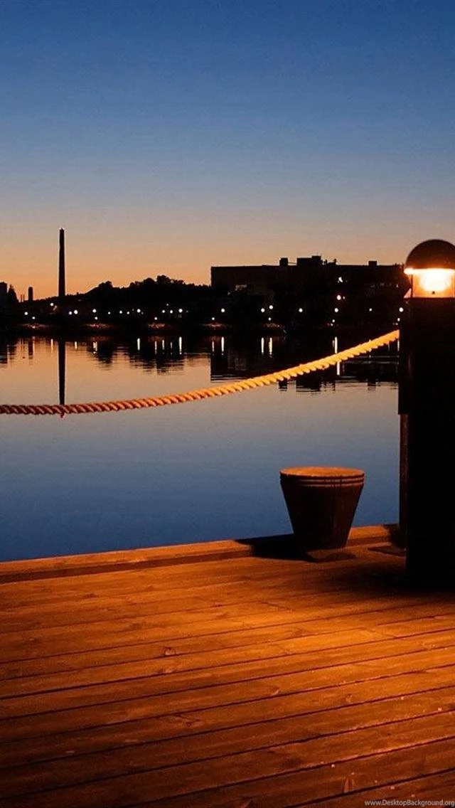 Iphone 5 Wallpapers Hd: Evening Dock Nature Iphone Wallpapers