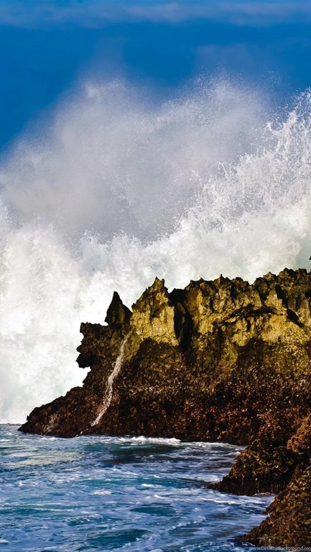 Natural Wave Break iPhone 5 Wallpapers Hd 640x1136 Iphone 5 ...
