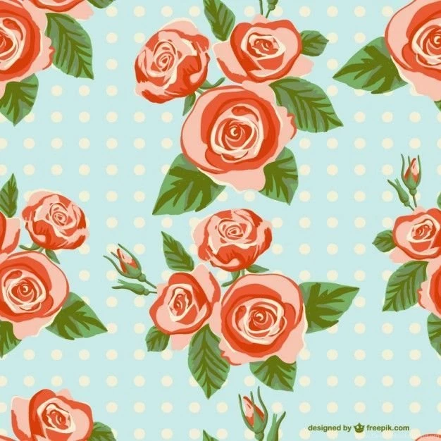 Seamless Roses Backgrounds Vector
