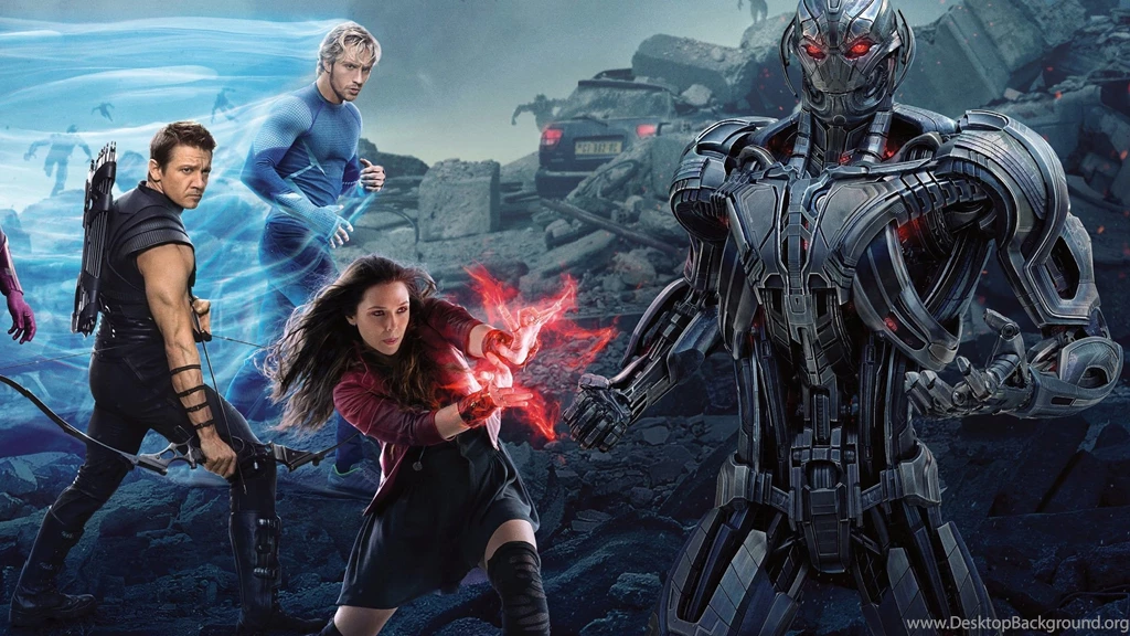Hawkeye, Quicksilver And Scarlet Witch In Avengers Age Of Ultron ...