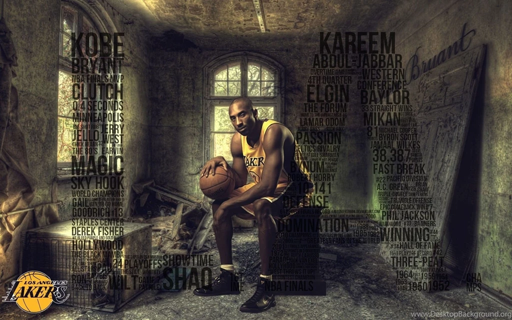 Los Angeles Lakers Basketball Player Artwork Wallpapers HD