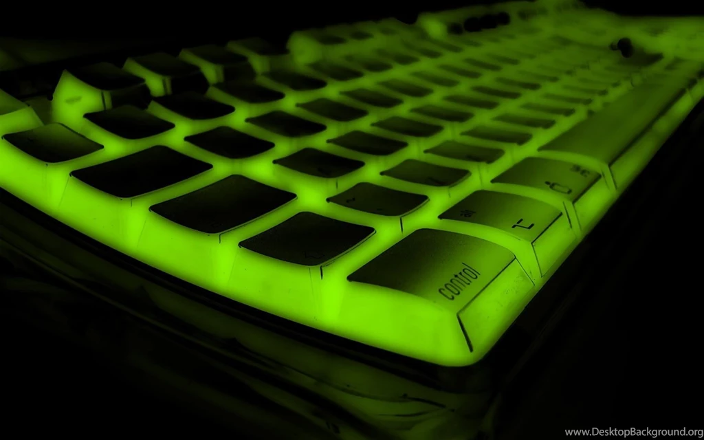 Green Light Keyboard Macro Wallpapers Desktop