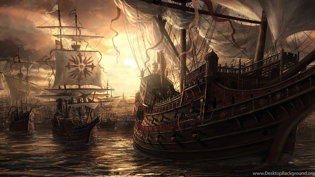 War Ship Fantasy Wallpapers