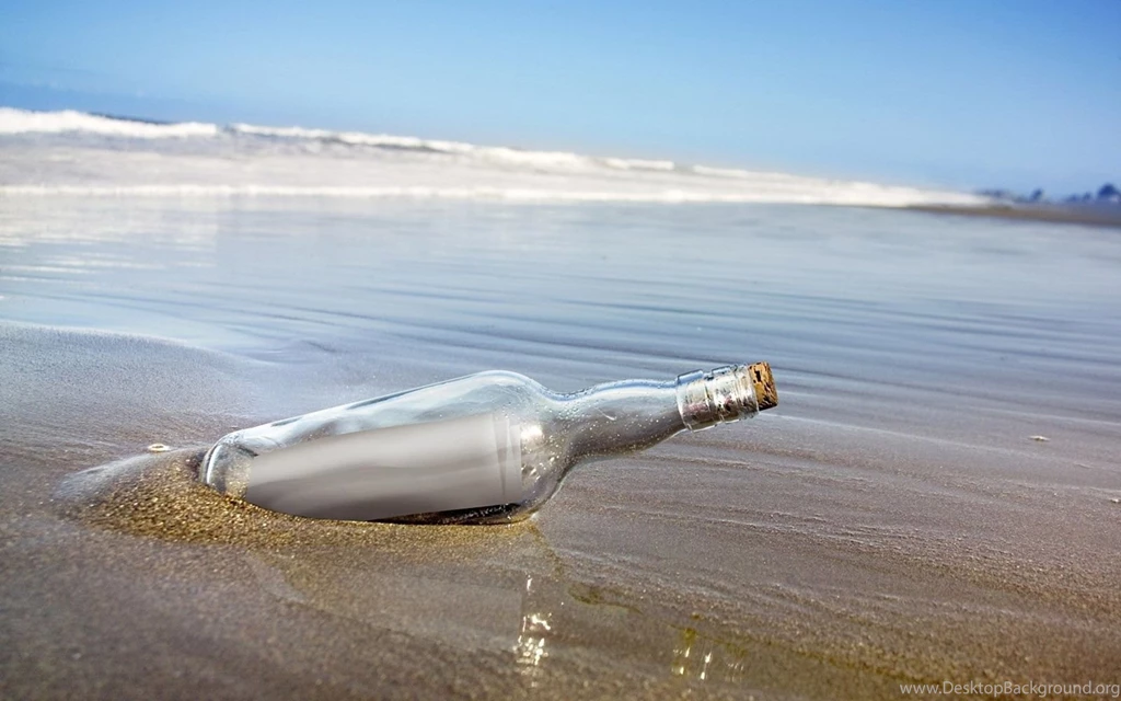 Bottle Beach Sand Wallpapers 21 O