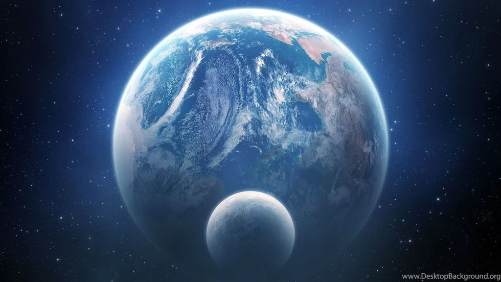 Download Planet Earth Moon Wallpapers