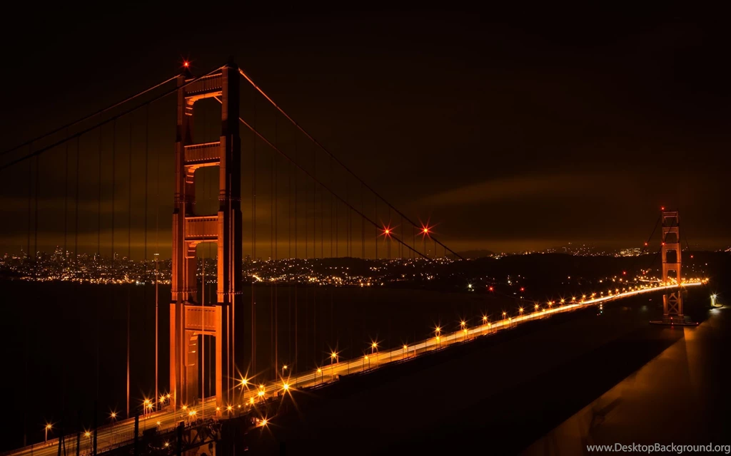 Golden Gate Bridge At Night – HD Wallpapers