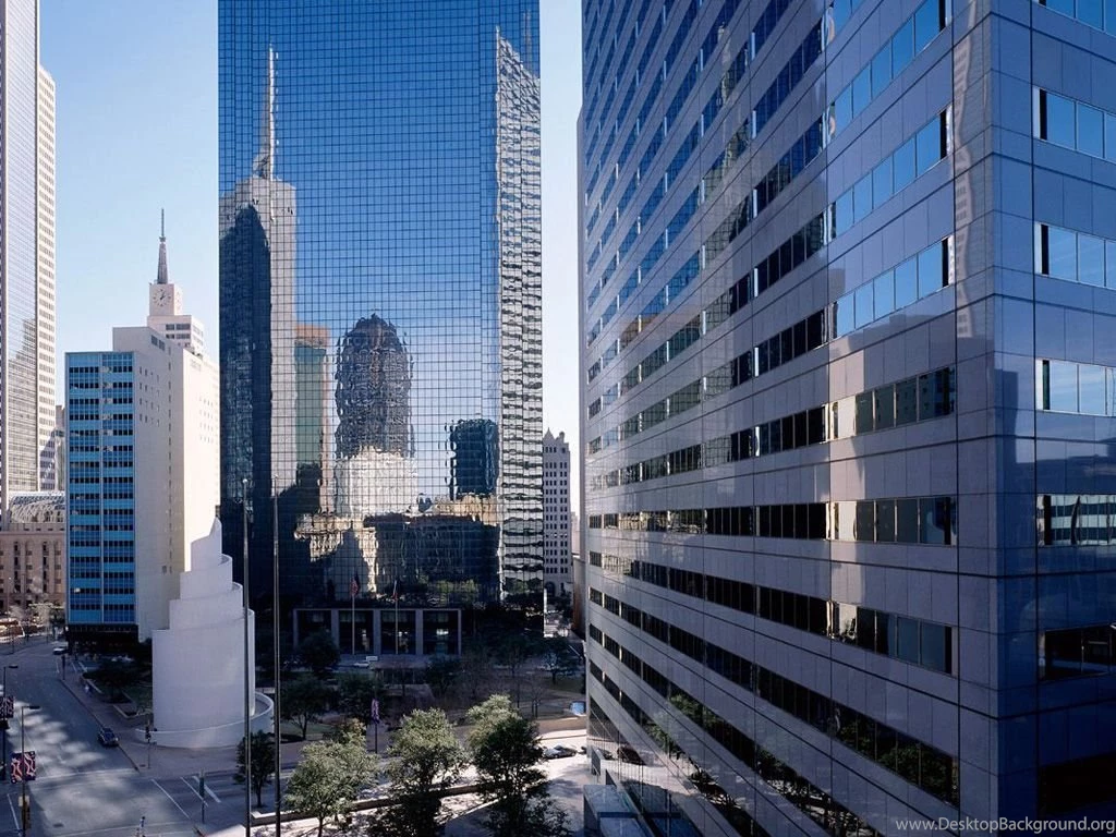 New York Buildings Reflection Wallpaper.jpg