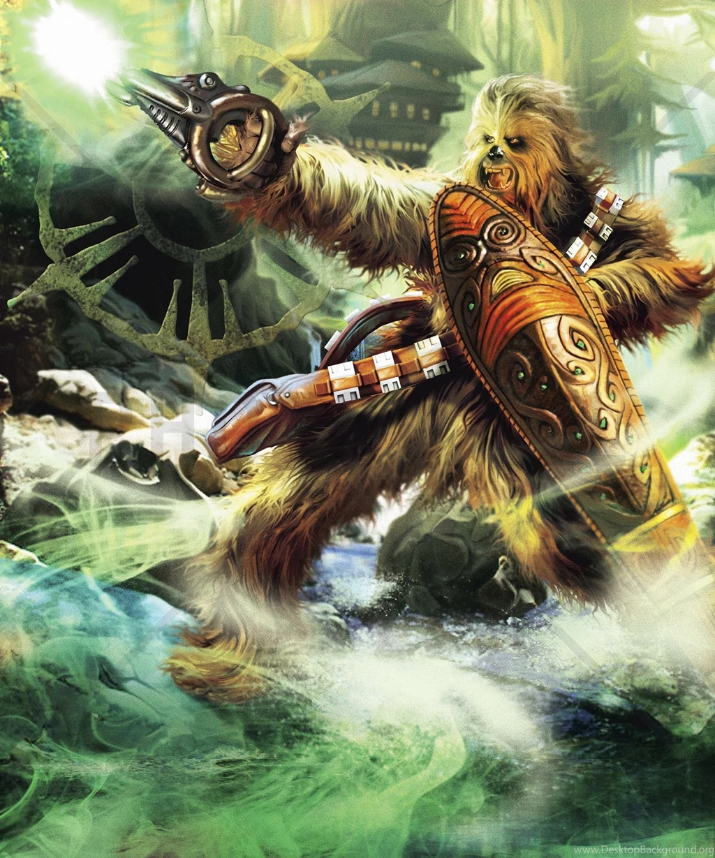 Star Wars Chewbacca With Shield Wall Mural & Photo Wallpapers ...