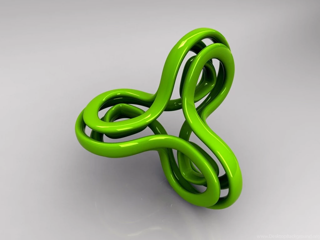 Desktop Wallpapers · Gallery · 3D Art · Green Dough