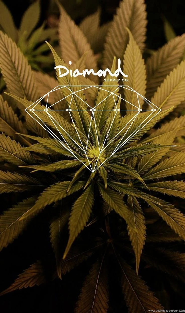 Wallpapers iPhone 5 (diamond,weed)