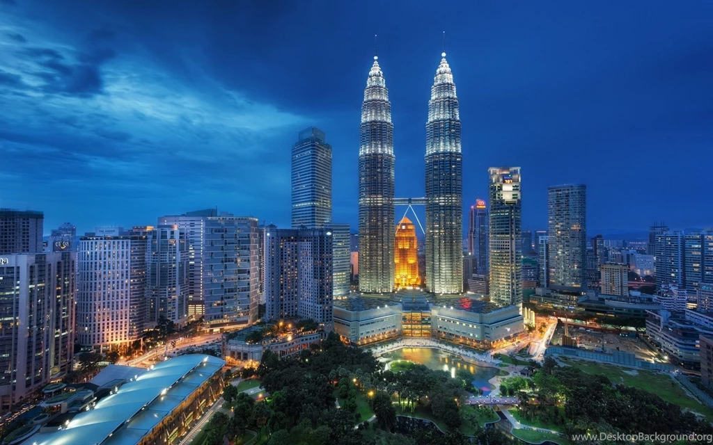 Download Wallpapers 1920x1200 Singapore, Night, Petronas Twin ...