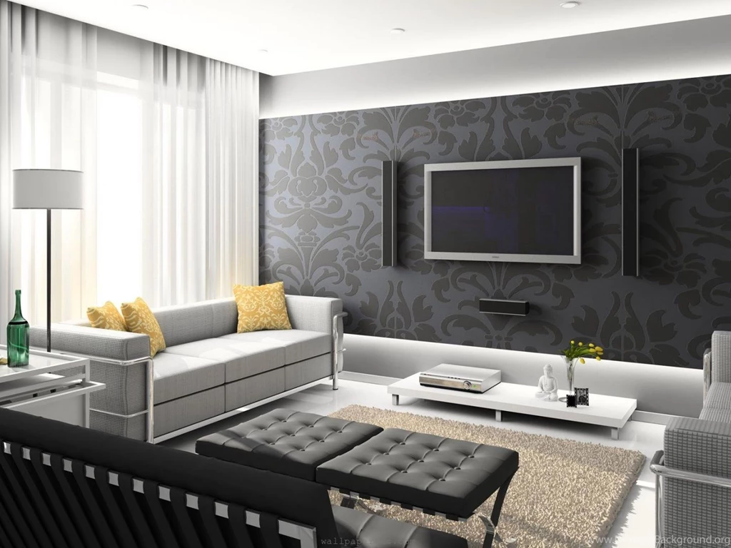 3d TV, Couch, Interior, Furniture, 3D Desktop Wallpapers 1152x864 ...