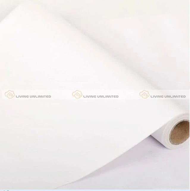 Solid PVC Wallpapers White Modern Bedroom Furniture Self Adhesive ...