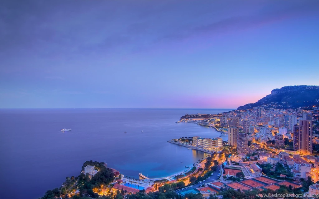 Blue Clouds Over The City Monaco Wallpapers Bes