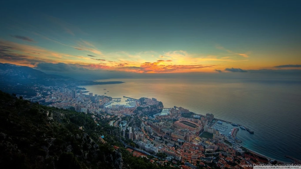 Monaco Aerial View HD Desktop Wallpapers : High Definition : Mobile