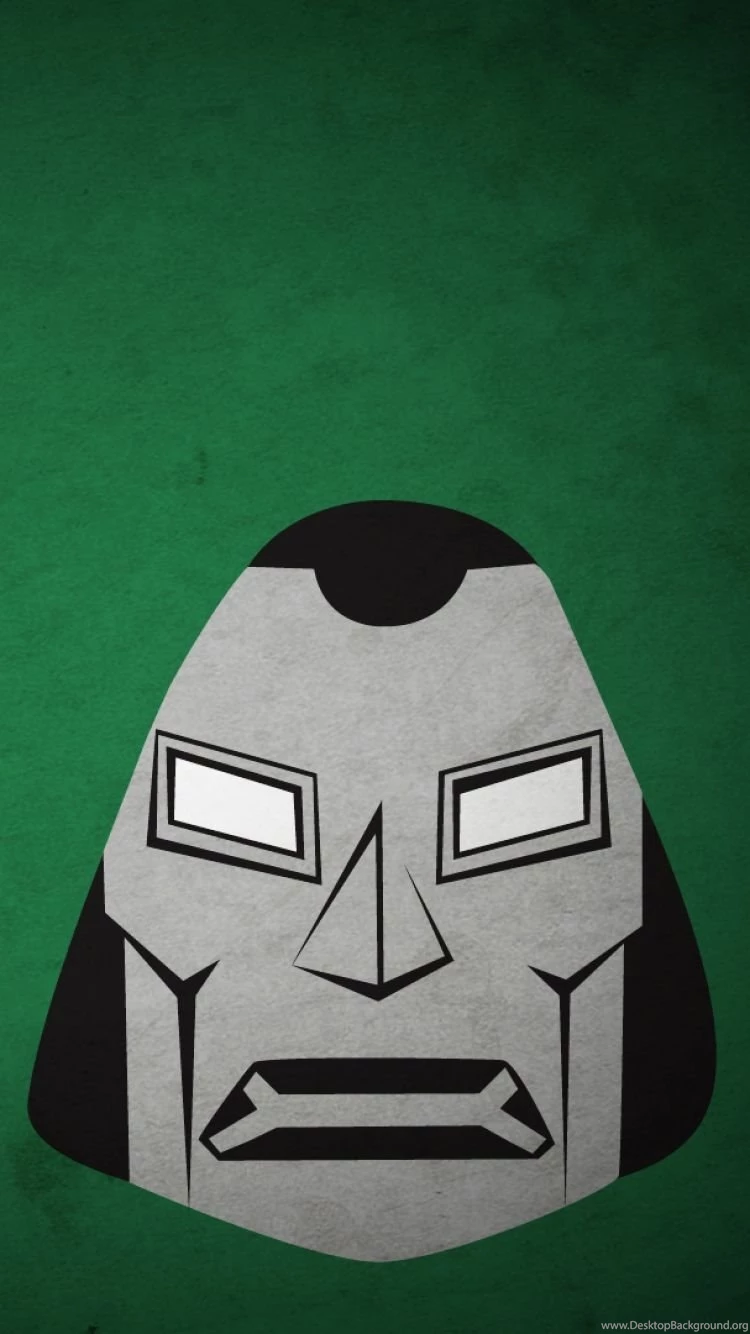 Download Wallpapers 750x1334 Doom, Doctor Doom, Villain, Minimalism ...
