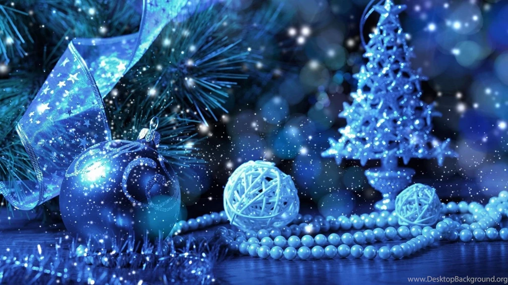 Wallpaper: Twinkling, Tinsel, New Year, Year Tree, Ribbon ...