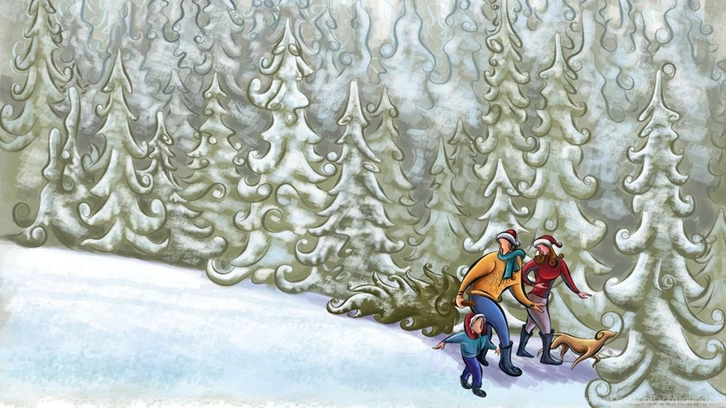 New Year Hike For The Tree HD Desktop Wallpapers : Widescreen ...