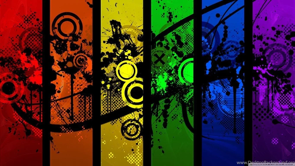 Colorful Graphic Designs HD Desktop Wallpapers : Widescreen : High ...