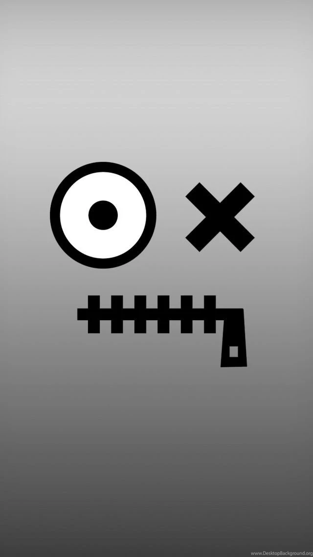 Mouth Zip iPhone 5 Wallpapers (640x1136)