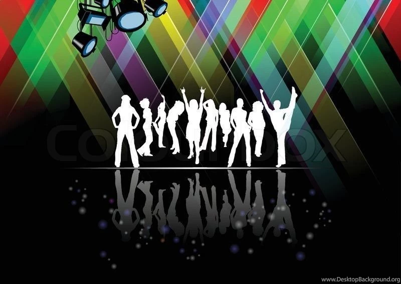 Eps 10 Vector Dance Pole On Black Backgrounds