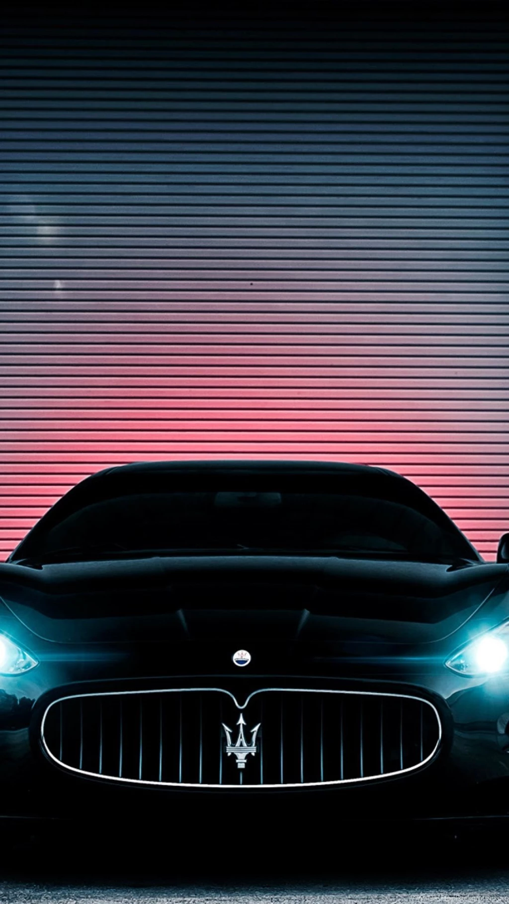 Download Wallpapers 1080x1920 Maserati, Lights, Wall, Car Sony ...
