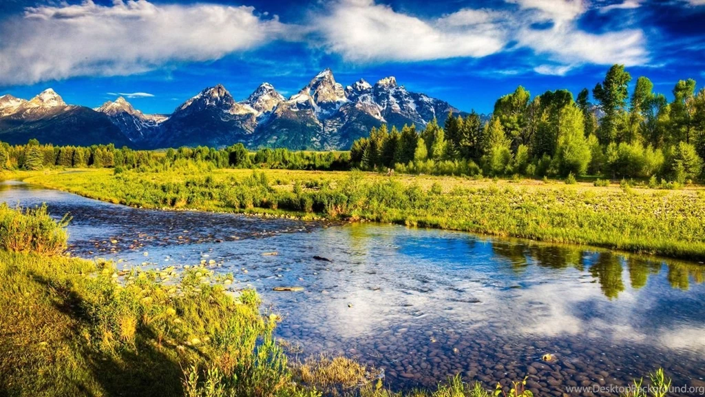 Beautiful Mountain Scenery Hdr Travel Nature Wallpapers 1366x768 ...