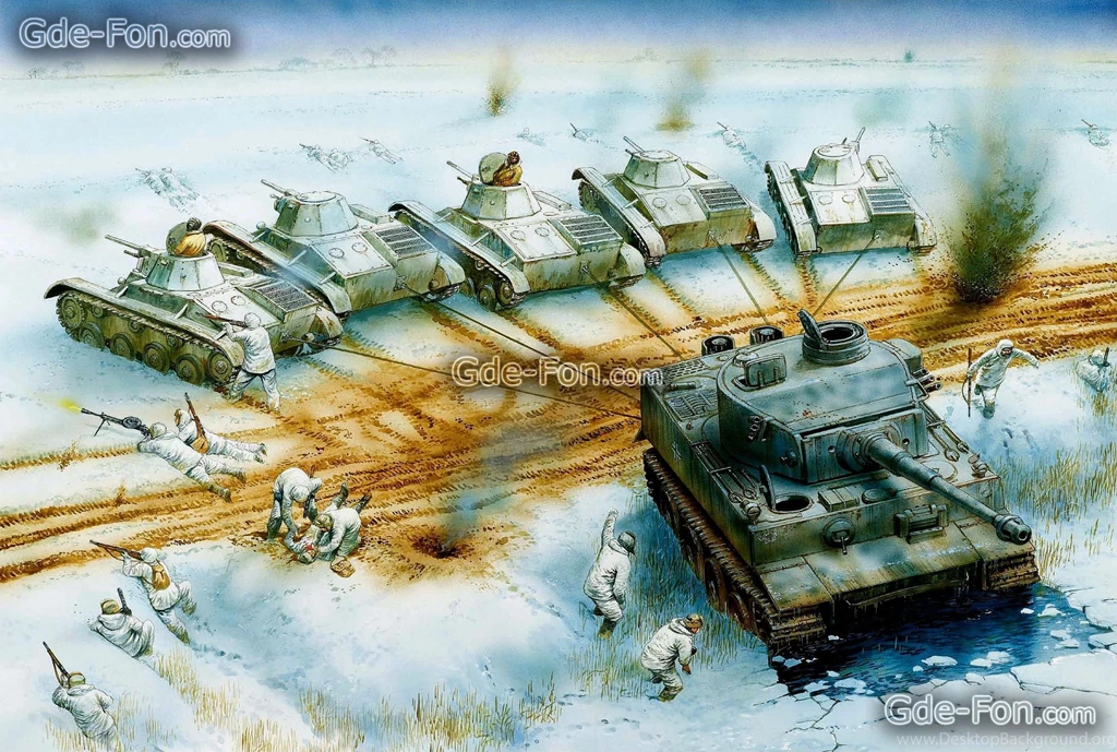 600668_art_tank_tigr_catching the tiger_18 january_1943_2898x1951_www.Gde Fon.com.jpg