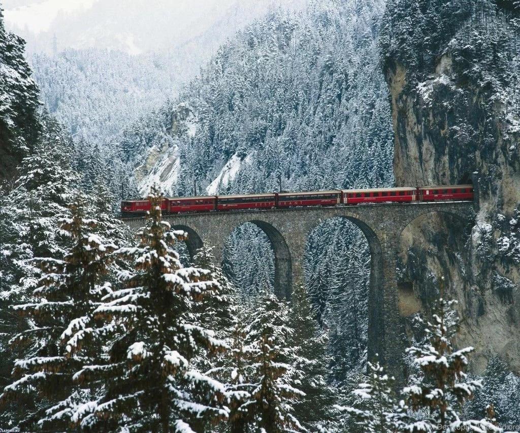 Train In The Switzerland Desktop Wallpapers FREE On Latoro.com ...