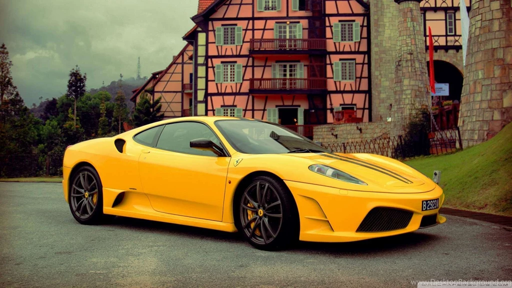 Ferrari F430 Scuderia Yellow Wallpapers 1080p HD