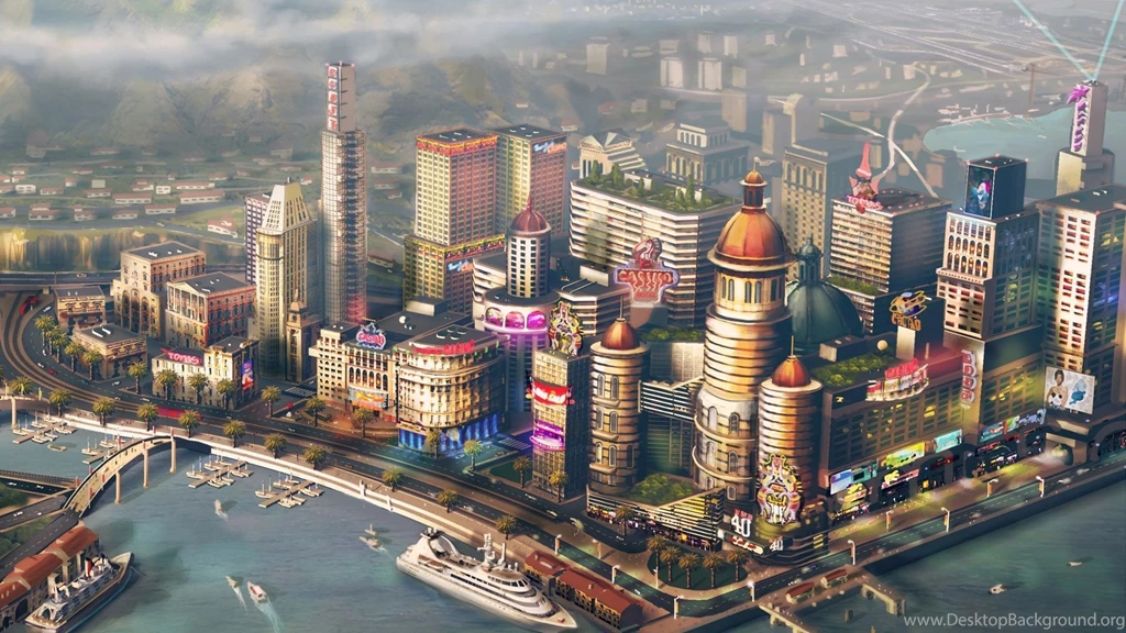 2013 SimCity Game Concept Art Wallpapers