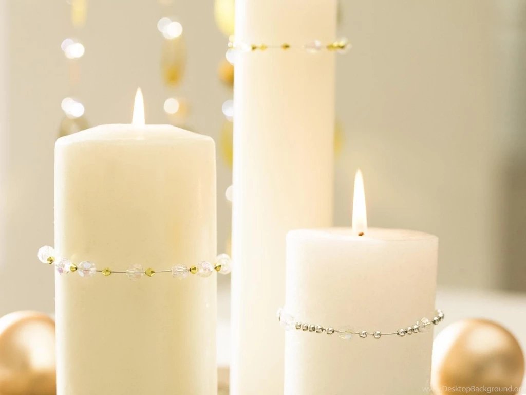 White Candles Romantic Light Free Desktop Backgrounds Free ...